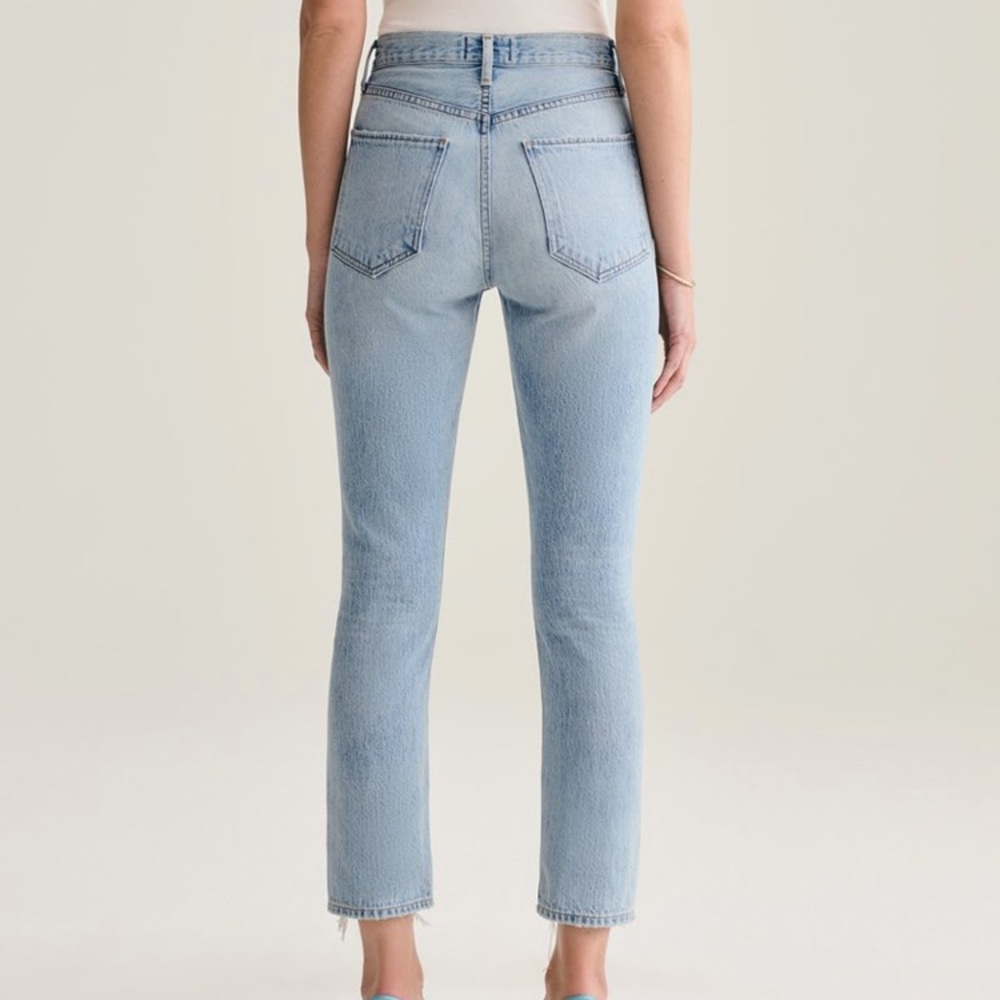 Agolde Denim Riley High Rise Straight - Picture 3 of 5